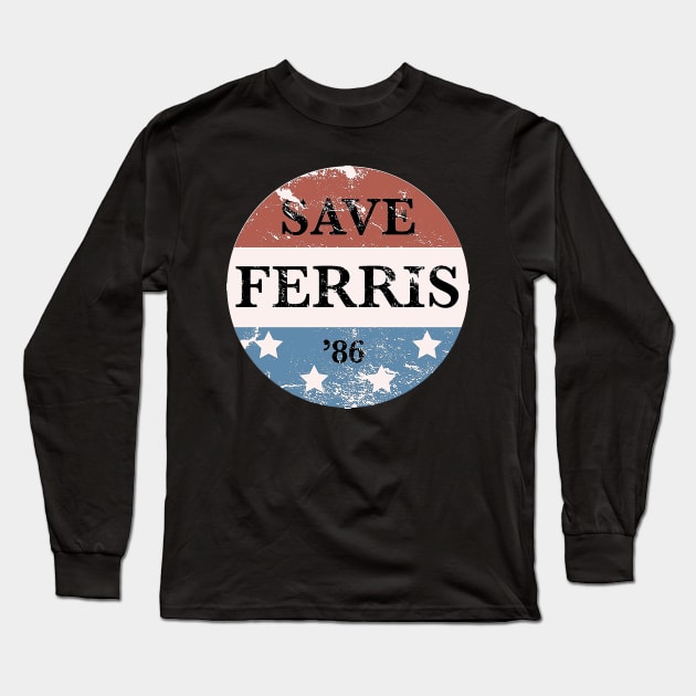 Save Ferris Long Sleeve T-Shirt by Gumilang